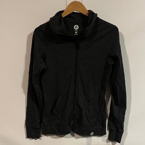 American giant Black Zip-Up Hoodie sweatshirt